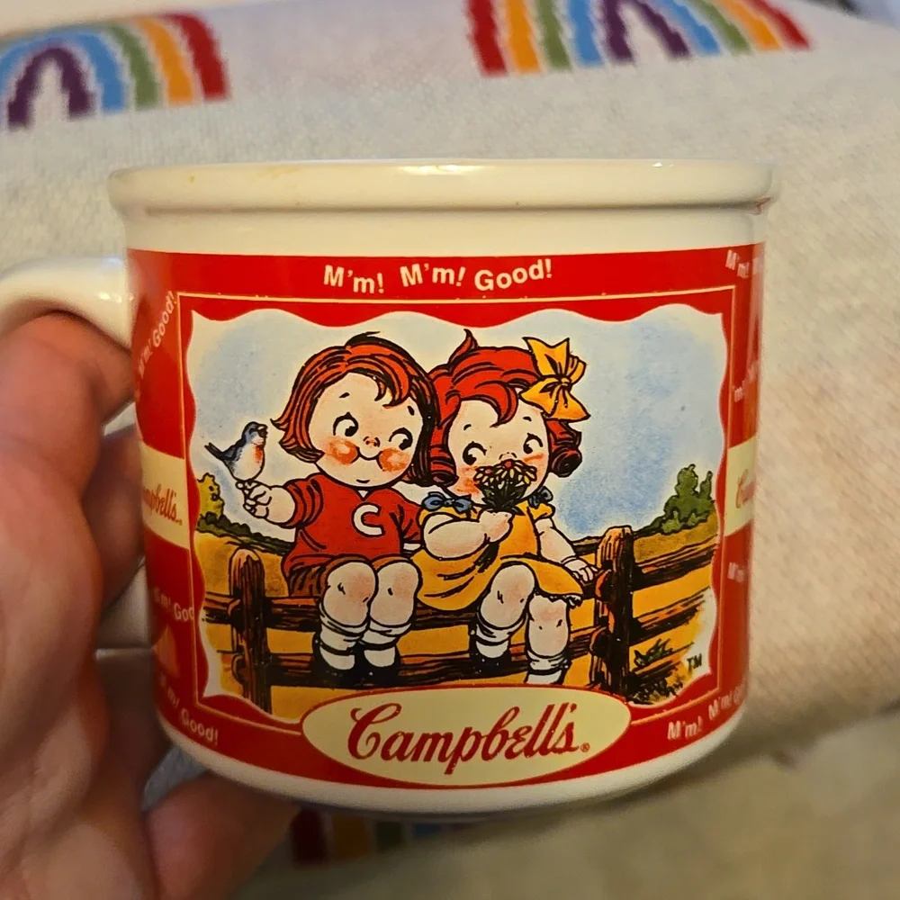 Campbell's kids mugs set of 4 Vintage season scenes